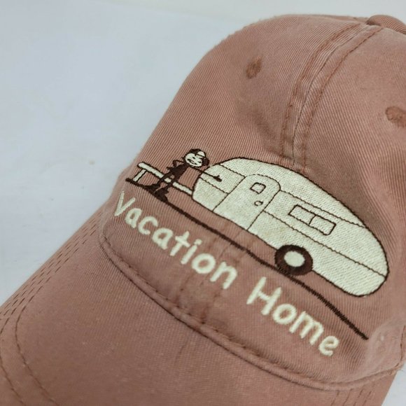 Jeff Foxworthy Trailer Beige Vintage Livin' It Up Redneck Vacation Home Cap Hat - Picture 3 of 6